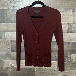 Pretty Burgundy Ann Taylor Sweater